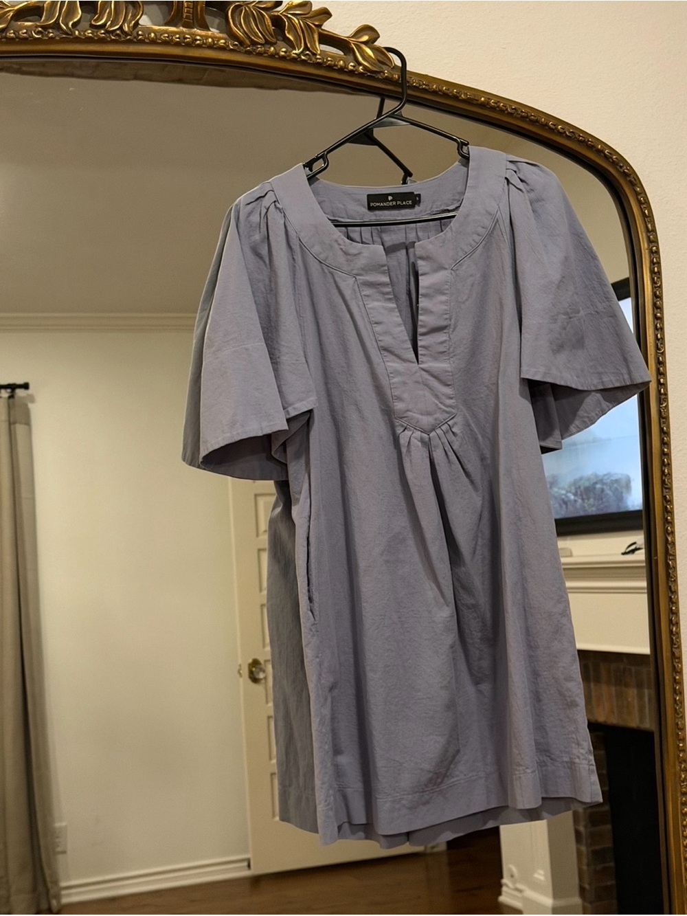 Pomander Place Light Lavender Mini Dress